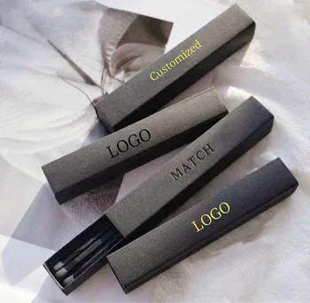 custom black matches for hotel candle long sticks safety bulk black box candle matches