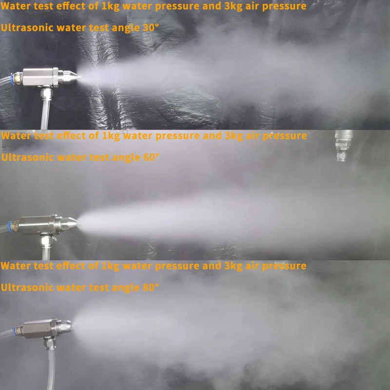 Low Pressure Misting Nozzle Steel Ultrasonic Air Atomizing Nozzle,Sk508