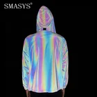 Women's Jacket SMASYS Retail Outdoor Glow Rainbow Reflective Women's Jacket