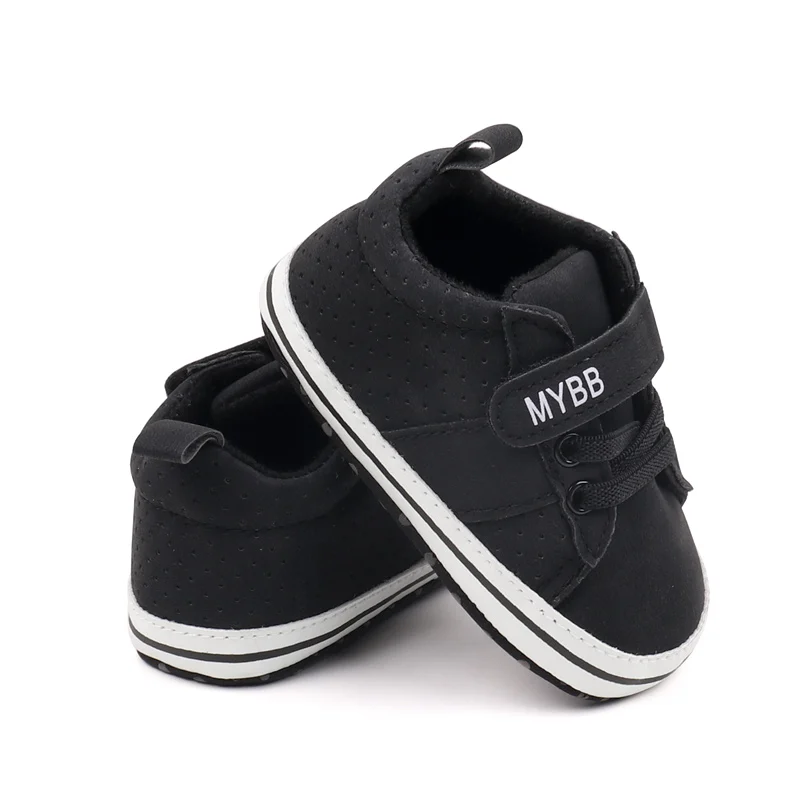 Autumn Spring Soft Sole Newborn Baby Boy Shoes Light Weight Anti-Slippery Suede Material Toddler Shoes for Boys factory