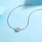 Jewelry New Style Sophisticated Technology Luxury Women Halo Design Moissanite Bracelet Jewelry