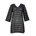 Beachwear Women Summer Beachwear Cover Up Lace Fabric V Neck Ladies Summer Dress
