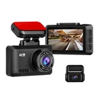 Dash Gps Hot Sale Mini Dual Dashcam 4K Ultra HD Gesture Photo Car Dash Camera With Wifi And GPS Tracking