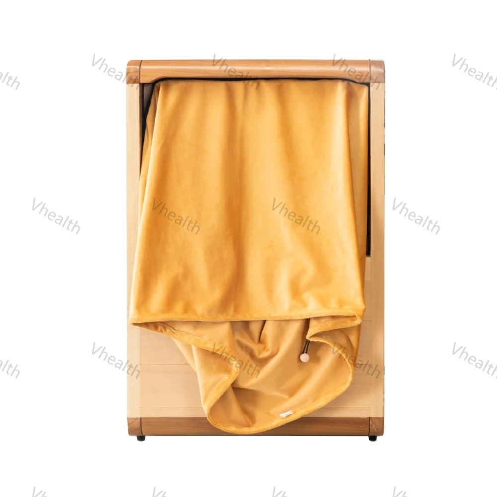 product high quality modern solid wood hemlock computer control panel foot sauna hot dry spa electric foot massager-5