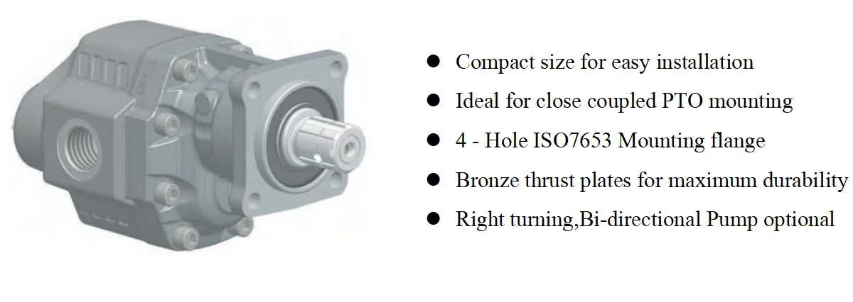 Durable Steel HYVA Type Bidirectional Hydraulic Gear Dump for Dump Truck supplier