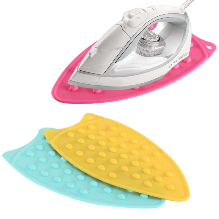 Silicone Iron Rest Pad For Ironing Board Heat Resistant Mat Dotted Bubbled 