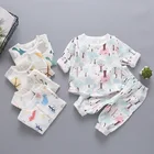 Baby Clothing Baby Pajamas Set Wholesale Baby Air Conditioning Clothing Soft 2 Piece Sets