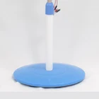 Rechargeable Battery Fan With 16inch 13W Electric Dc Rechargeable Battery Stand Fan With Led Light