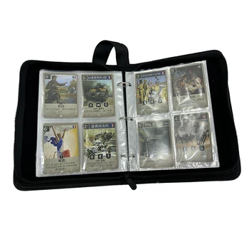 Card Binder 4 Pockets Sideloader Pocket With Zipper Card Collector Album Holder For Trading Card Games