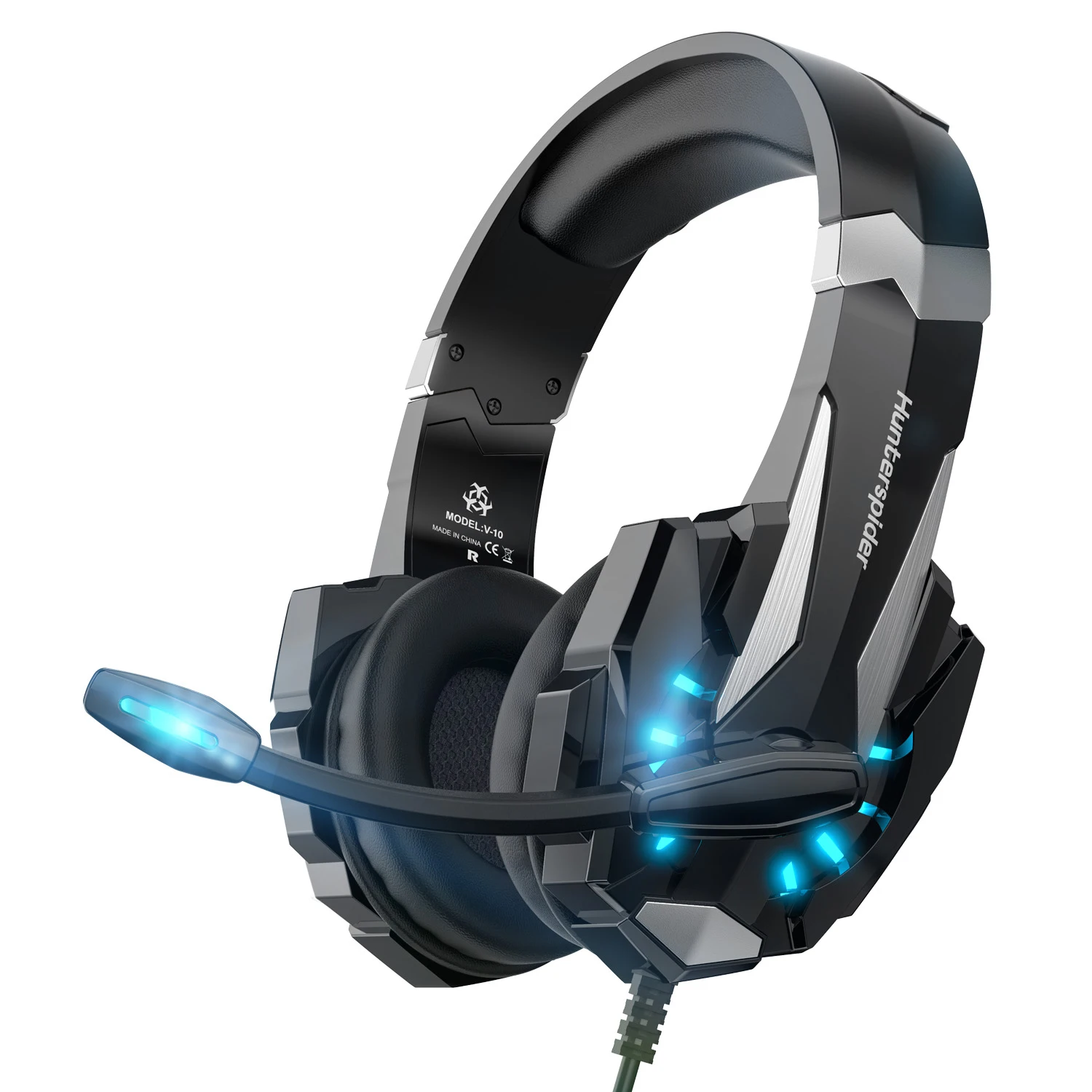 Hunterspider V10 Gaming Headset Usb 