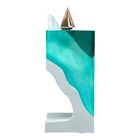 Craft Sea High Quality Modern Life Huge Resin Craft Mountain Sea Landscape Fiberglass Sculpture