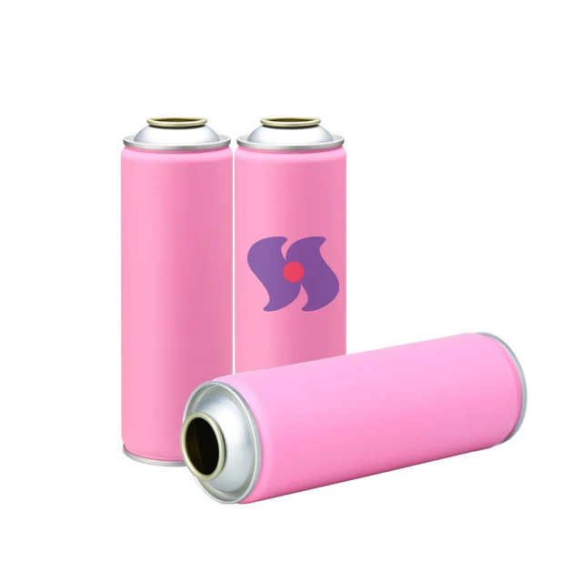 Manufacturers customized aerosol bottle 57X166mm necked-in snow spray cans empty tin cans