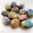 Tiger Stone Hot Sale Natural Quartz Crystal Gravel Aura Tiger Eye Stone Tumbled Stone