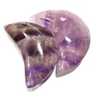 Amethyst Moon Moon Amethyst Wholesale Dream Amethyst Crystal Carving Moon For Gifts