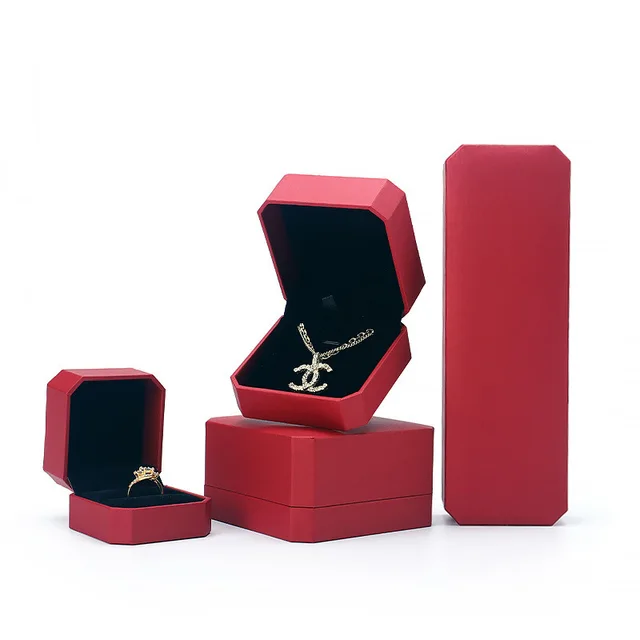 Classic Octagonal Shaped Jewelry Box Wholesale of Jewelry Box Sets Customized Jewelry Boxes