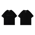 Fear Of God Tee 5 Colors Letter Print Loose Hip Pop Plus Size Loose Essentials Fear Of God T Shirt