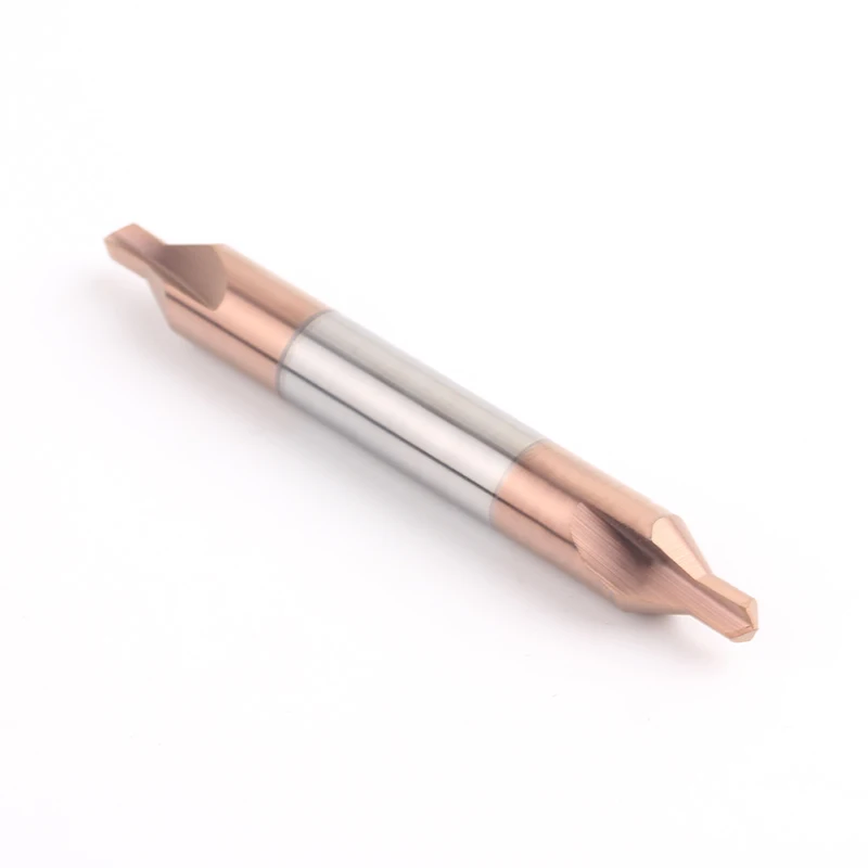Carbide Cobalt Double Head Titanium Plating Center Drill for Metal Center Drill Center Bit supplier