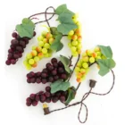 Green Led Light Decoration Led 6PK 150L Natural Green And Purple Grape Xmas LED Lights For Garden And Home Decor