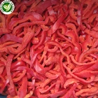 IQF Chinese export price frozen red bell pepper vegetable
