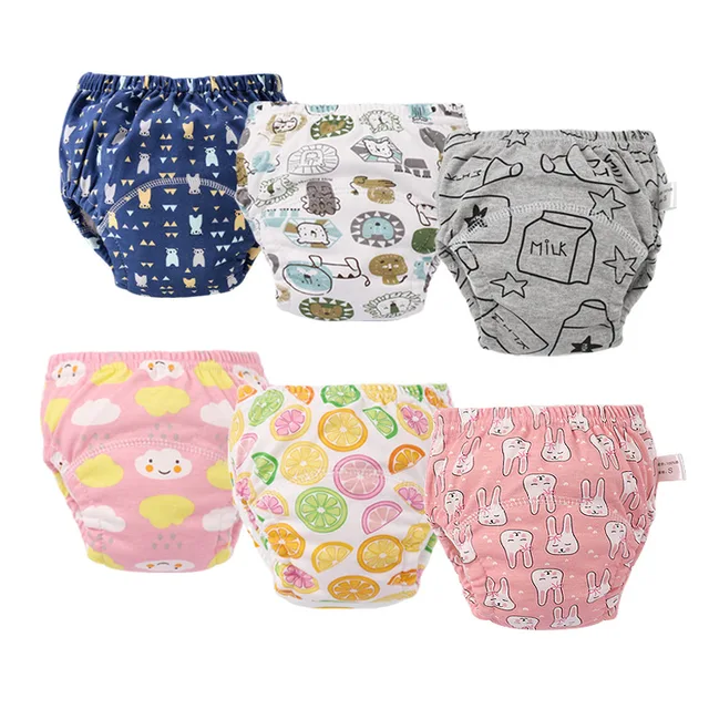 New Hot Sale Custom  High Absorption Cotton Charcoal Baby Diapers Reusable Cloth Diaper For Babies