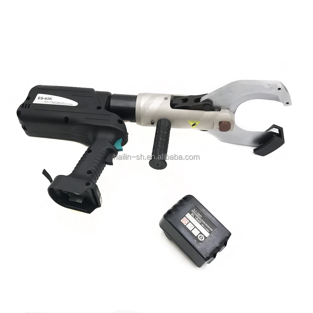 Máy Cắt Cáp Hạng Nặng 30Mm 60Mm ES-85K Chạy Bằng Pin Thủy Lực