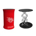 Custom Oval Counter Tradeshow Displays Exhibition Counter Promotional Table Trade Show Booth