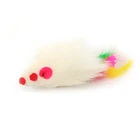 Soft Toys Cat Cute Mini Soft Fleece False Mouse Toys Cat Training Toys For Pet Kitten Puppy Pet Supplies