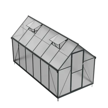 Manufacturer Sale Commercial Aluminium Alloy Modern Outdoor Modular Green House Kit Pc Sheet Small Polycarbonate Greenhouse