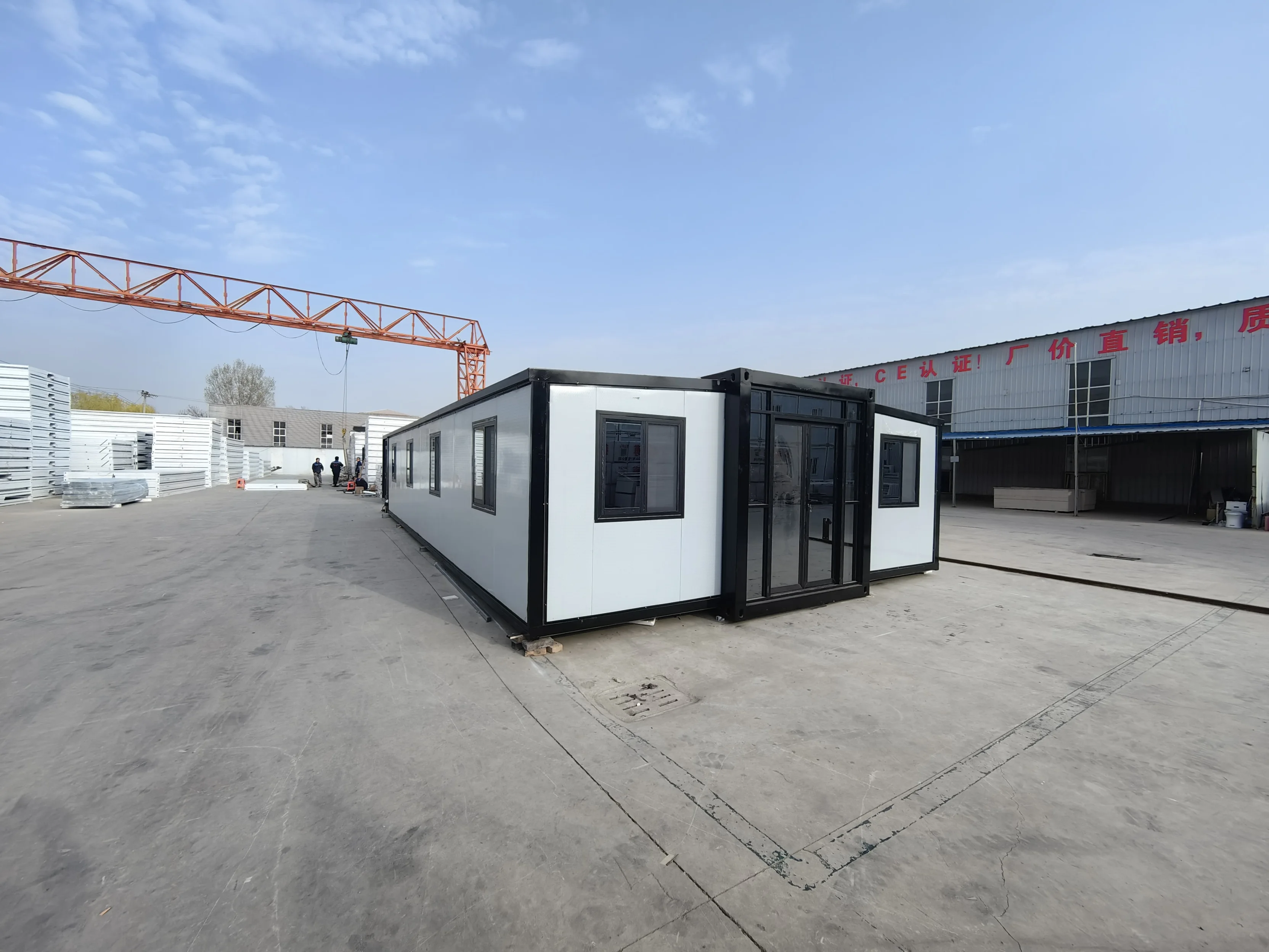 Extendable Prefabricated Homes Ft Ft Folding Living Prefab Villa