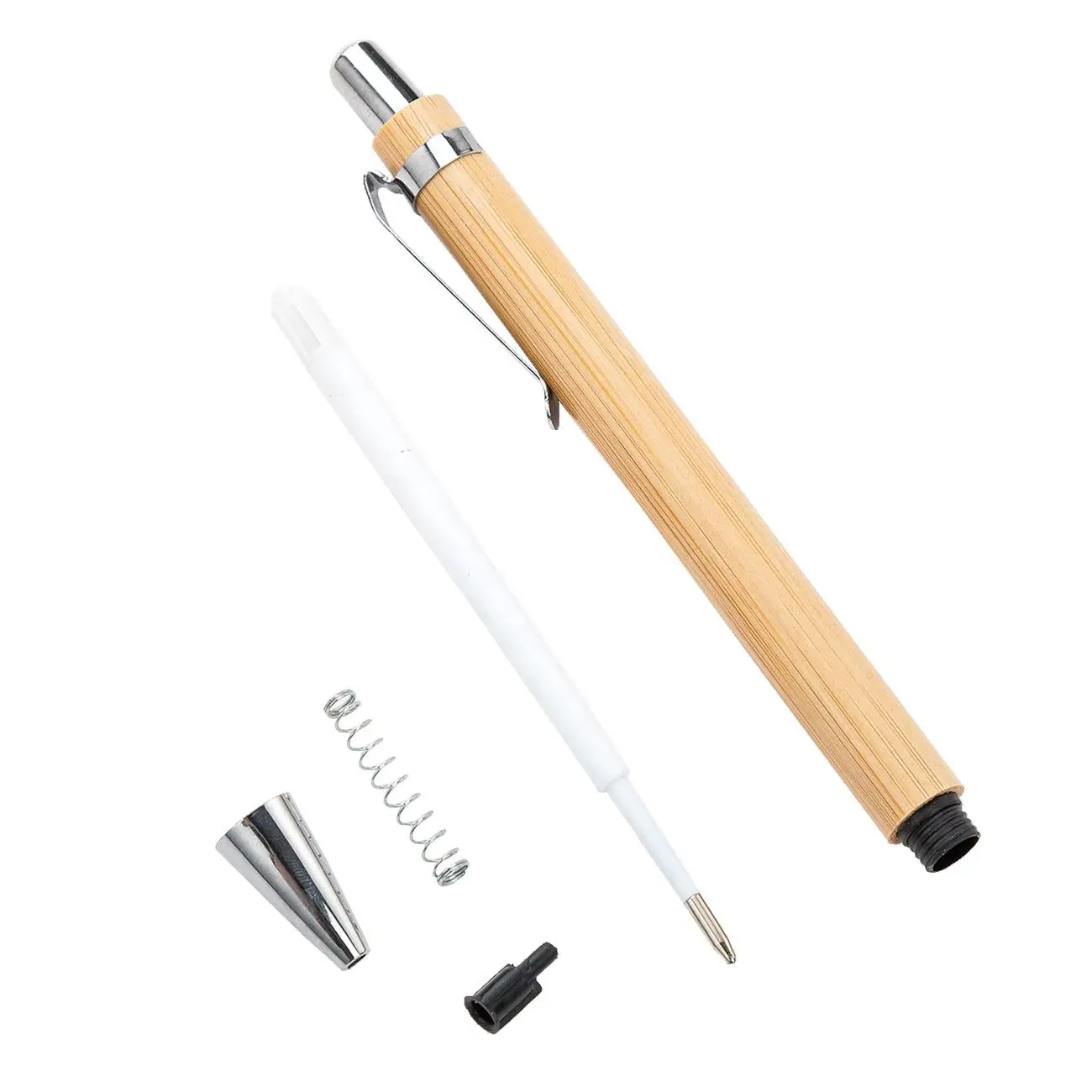 Cheaper Hot Sales Wood Ballpoint Plastic Holder Customized Logo Eco Friendly Promotion Advertising Ball Point Bamboo Pen
