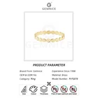 Finger Rings Gold Gemnel Fashion Jewelry Stackable Finger Band Rings Jewelry Women Gold Plated Dot Rings
