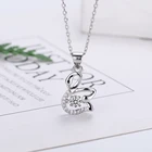 Simple 2021 Creative Design Retro Simple Fashion INS Style Rectangular Blue Zircon Mosaic Hollow Cz Necklace For Women