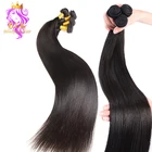 100% Brazilian 38inch 40inch Silky Straight 100% Real Virgin Mink Hair Brazilian Virgin Bundle Hair