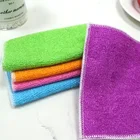 Fiber Cleaning Cleaning Cloth Colorful Microfiber Customized Bamboo Fiber Kitchen Cleaning Dish Washing Towel Cloth