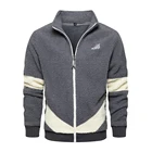 Hodo Fashion Men's Shaggy Casual Fleece Fuzzy Faux Shearling Jacket With Stand Collar