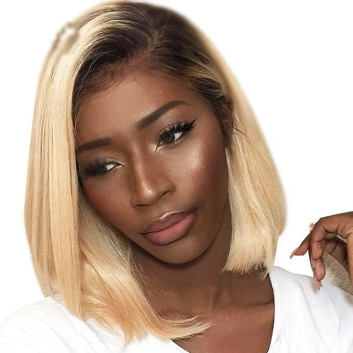 ombre human lace front wigs