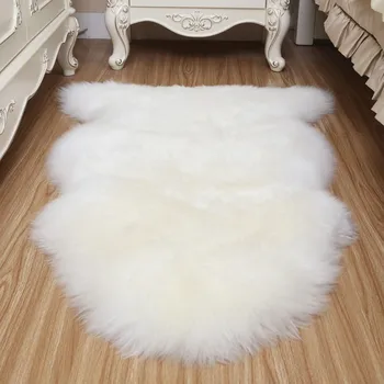Luxury Genuine Australian sheepskin carpets real animal skin wool fur rugs and carpets for home decoration