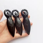 Obsidian Wholesale Natural Crystal Stone Reiki Decoracion Goddess Hand Made Carving Obsidian For Gifts
