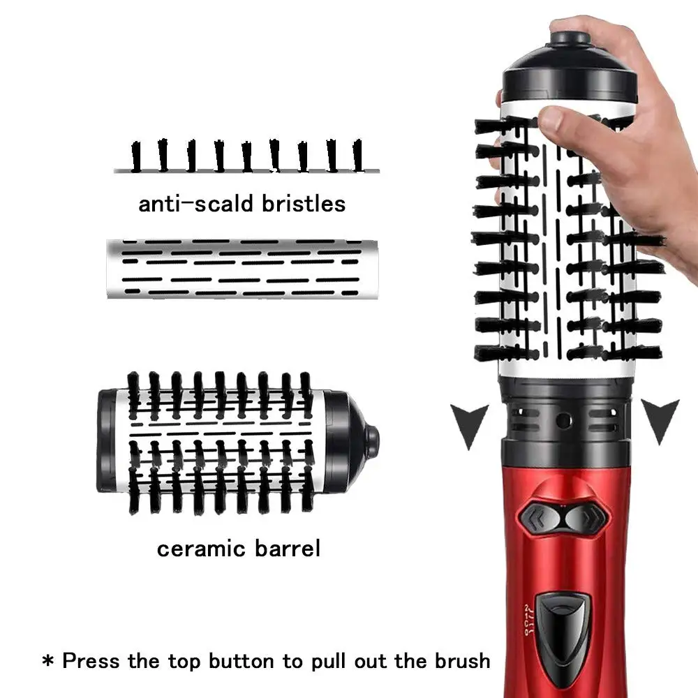 Hottest Spin Air Rotating Styler Ceramic 1000w Hot Air Brush  Multifunctional Negative Ions Hair Blow Dryer Straightener Brush - Buy Hot  Air Brush,Hair Blow Dryer Straightener Brush,Hot Air Brush Styler Product on