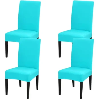 Cheap factory price spandex removable party dining chair covers for wedding