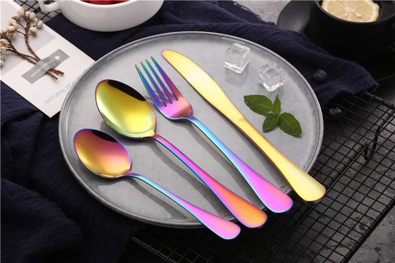 CLASSIC 24 PCS Stainless Steel Flatware Cutlery Set Wholesale Customized Party Gifts Tableware for Dinner