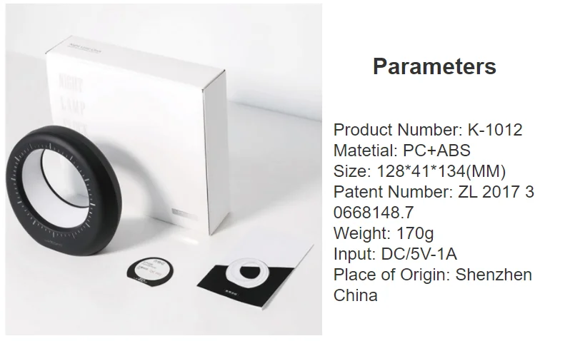 Moonlight Led Night Lamp Cartoon Creative Alarm Clock Snooze Bed Partner Sunrise Table Led Night Lamp