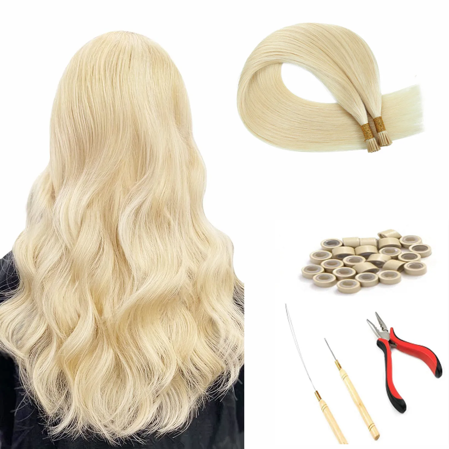 Wholesale Ash Blonde Cold Fusion Highlights 100 Strands I Tip Micro Link  Human Hair I Tip Hair Extensions - Buy I Tip Hair Extensions,I Tip Hair  Extensions Ash Blonde,Wholesale I Tip Hair