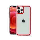 Case Wholesale Luxury Ultrathin Clear Transparent Red Phone Case For Iphone 12 Pro