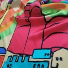 Custom Satin Silk Scarf Custom Print 110x110cm