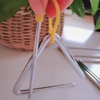 Musical Metal Custom 4 5 6 7 8 10inch Education Musical Instrument Orff Baby Toys Metal Musical Triangle