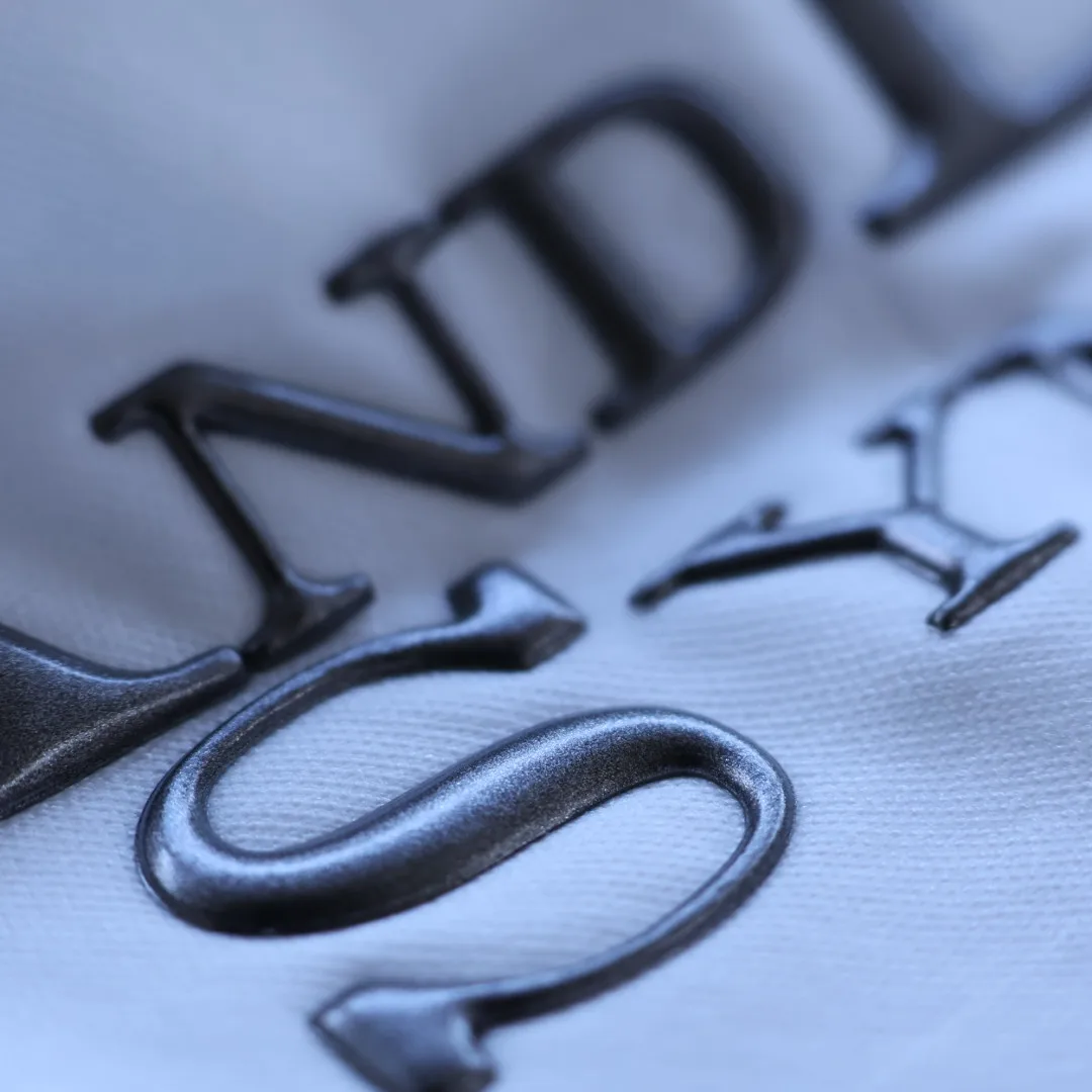 High Quality Custom Silicone Heat Transfer Labels with Own Brand Design and Sew-On Attachment