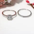 Rings Silver 925 Ring Silver New Design Rings Silver Jewelry 925 Sterling Silver Engagement Ring Set