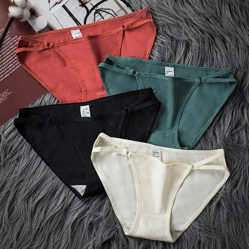 Ropa Interior De Algodón Para Mujer,Mallas Huecas Sexys Para Chica,Color  Blanco Y Negro,Versión Coreana - Buy Bragas De Niña Niños Bragas Señora  Bragas Señoras Mens Bragas De Bragas Adolescente Bragas De Las