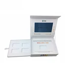 New Arrival Fashion Special Design Double Decker Video Packaging Box 7 Inch LCD Display Video Player Box